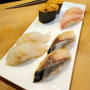 yummy Halibut, Mackerel, Snapper, Sea Urchin!!!