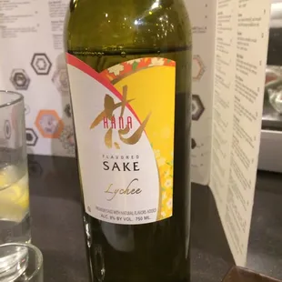 Hana Lychee Sake - recommended! $20 a bottle as of Jan 2014
