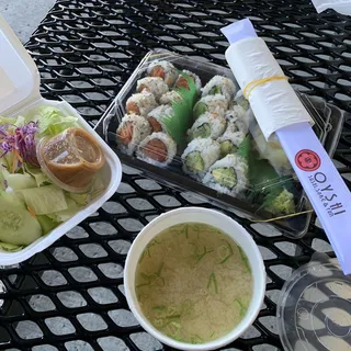 3 Hand Roll Lunch Special