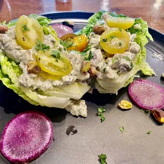 Little Gem Lettuce with Pistachio Vinagrette