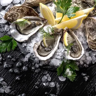 Oysters on The Half Shell