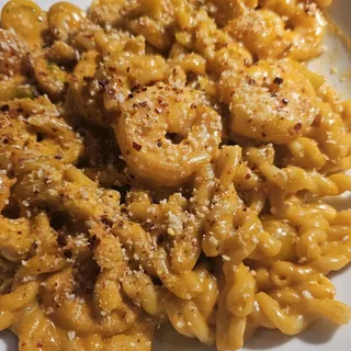 Shrimp and Crab with Garganelli