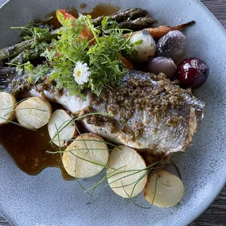 Roasted Whole Branzino European Seabass