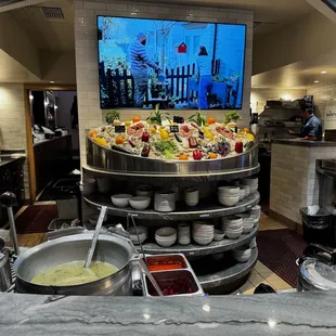 Some seafood on display.