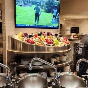 View from the counter