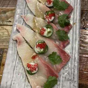 Hamachi Carpaccio