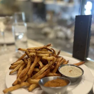 Fries w/side of old bay and aioli