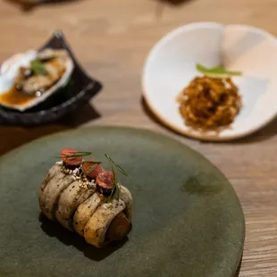 food, sushi and sashimi