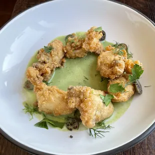 Fried oysters