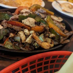 Mixed fajitas