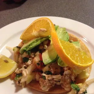 Shrimp Ceviche Tostadas