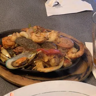 Seafood Fajitas