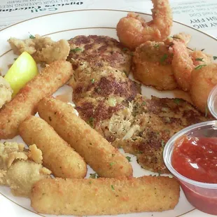Sampler platter