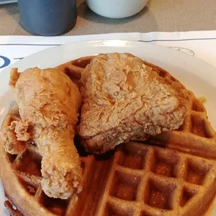 Chicken n waffle yum
