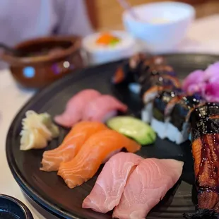 sushi and sashimi, sashimi, food, sushi