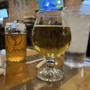 Pear Hard Cider and TH-See-U-Later (high octane hazy citrus IPA)