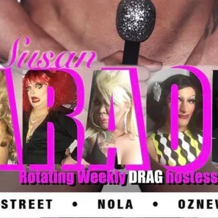 LAZY SUSAN KARAOKE IS BACK!!!!!!

EVERY MONDAY NIGHT @ 9:00PM - 1AM

Mondays are, once again, a DRAG! See your favorite Queens!