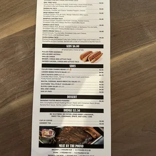Menu.