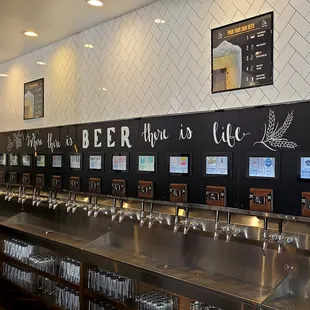 the PourMyBeer wall