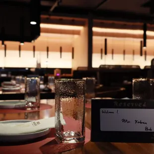 sushi and sashimi, interior