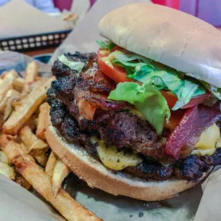 Double Oark Bacon Cheeseburger