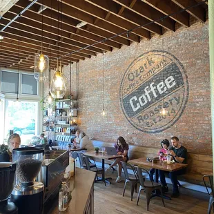 people sitting at tables