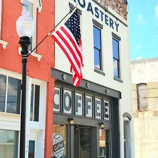 the outside of the building