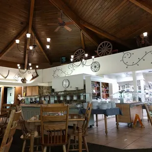 We enjoyed the delicious food and our waitress was very friendly and efficient. No complaints whatsoever.