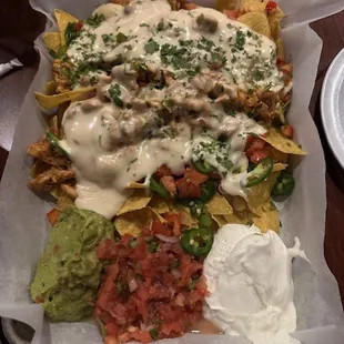 The nachos were delicious!