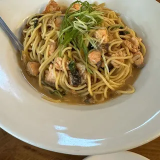 Miso Salmon Pasta