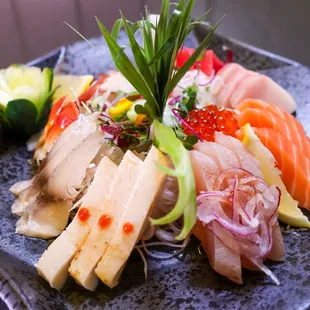 sashimi, sushi and sashimi, food, sushi