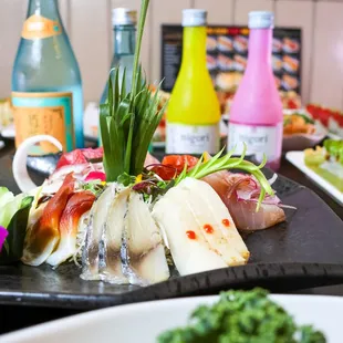 food, sashimi, sushi and sashimi, sushi
