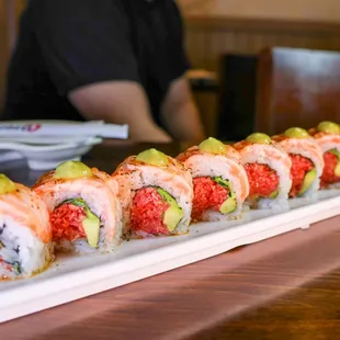 sashimi, sushi, sushi and sashimi, food