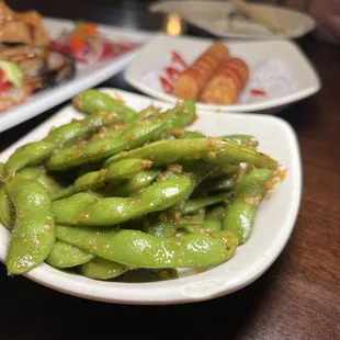 Garlic Edamame