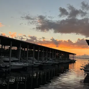 boats docked at a dock