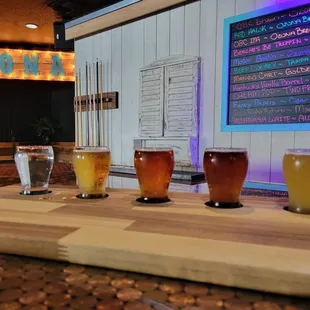 4 OBC Beers for $10 with a water