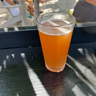 Cherry lemonade shandy