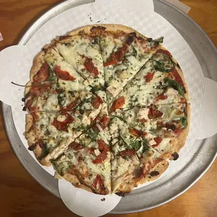 Gluten Free California Pizza with chicken