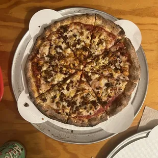 Vegan Meatless Pizza