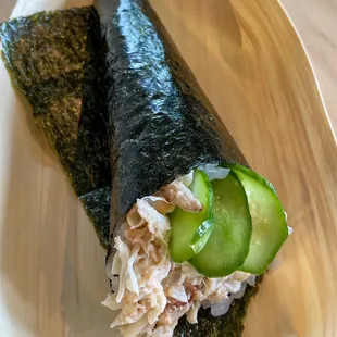 Blue crab temaki
