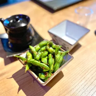 Garlic Edamame SO GOOD