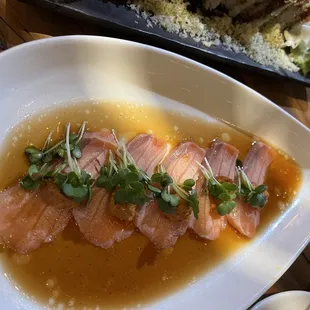 Truffle Salmon Uni Carpaccio