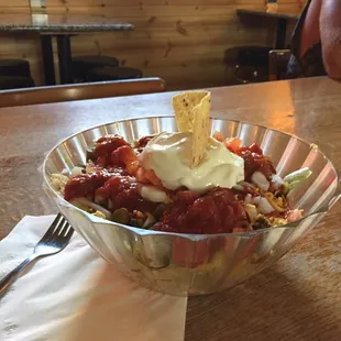 Ozzie&apos;s Taco Salad Supreme and we also offer Taco Supreme Fries.......YUMMY!!!