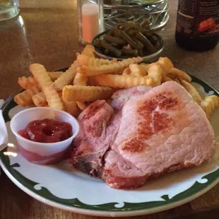 Our Smoked Pork Chop Dinner