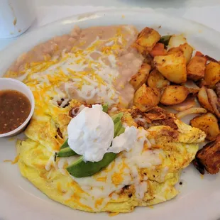 Chorizo omelet