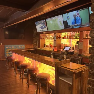 the bar