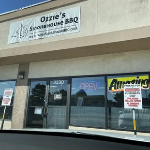 Outside of restaurant