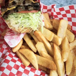 Double Bacon Cheeseburger Combo