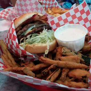 Triple Bacon Cheeseburger Combo