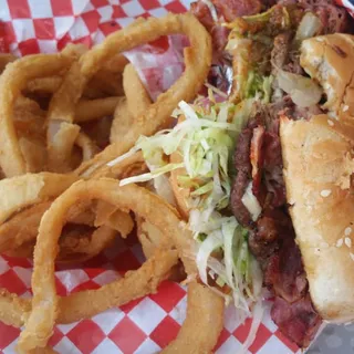 Pastrami Chili Cheeseburger Combo